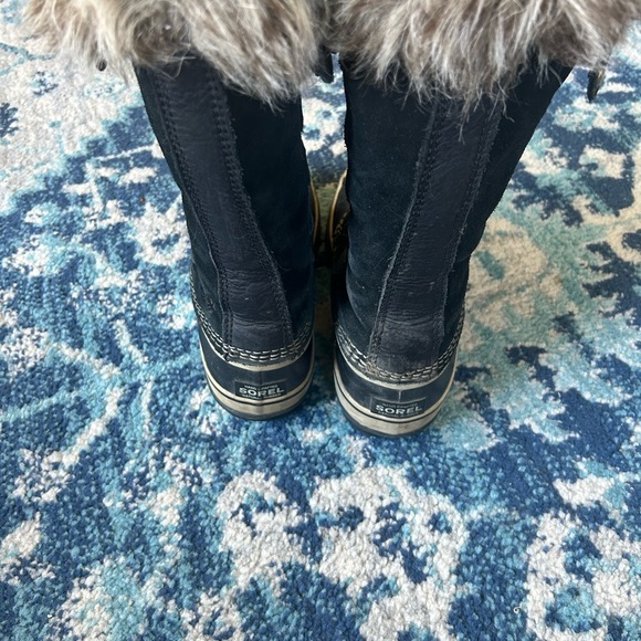 WOMEN'S JOAN OF ARCTIC™ BOOT - Black Sorel boots with fur - size 9 - Picture 3 of 4